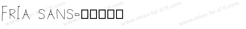 fria sans字体转换